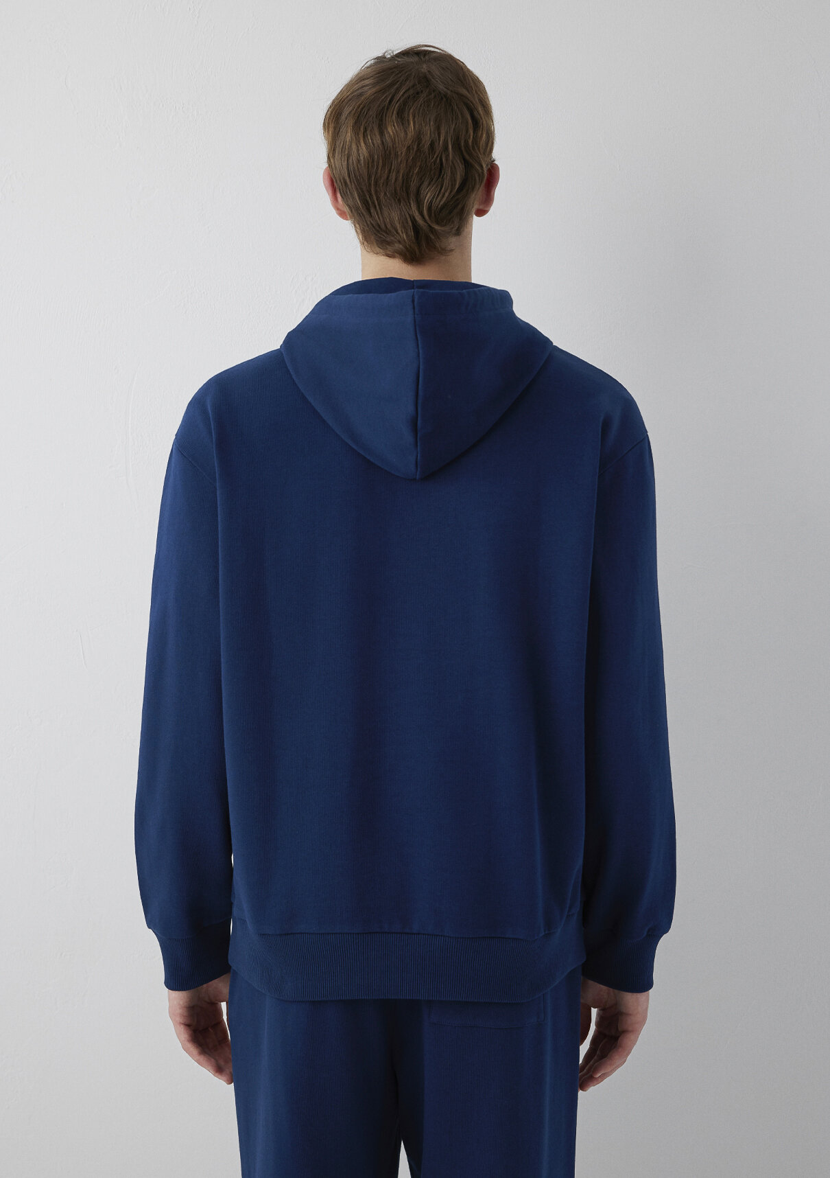 Mavi Logo Baskılı Kapüşonlu Lacivert Sweatshirt görsel 6