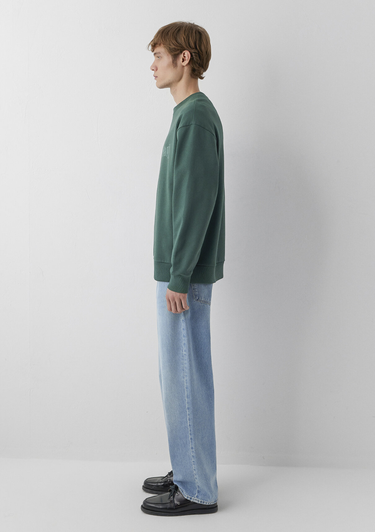 Mavi Logo Yeşil Sweatshirt görsel 4