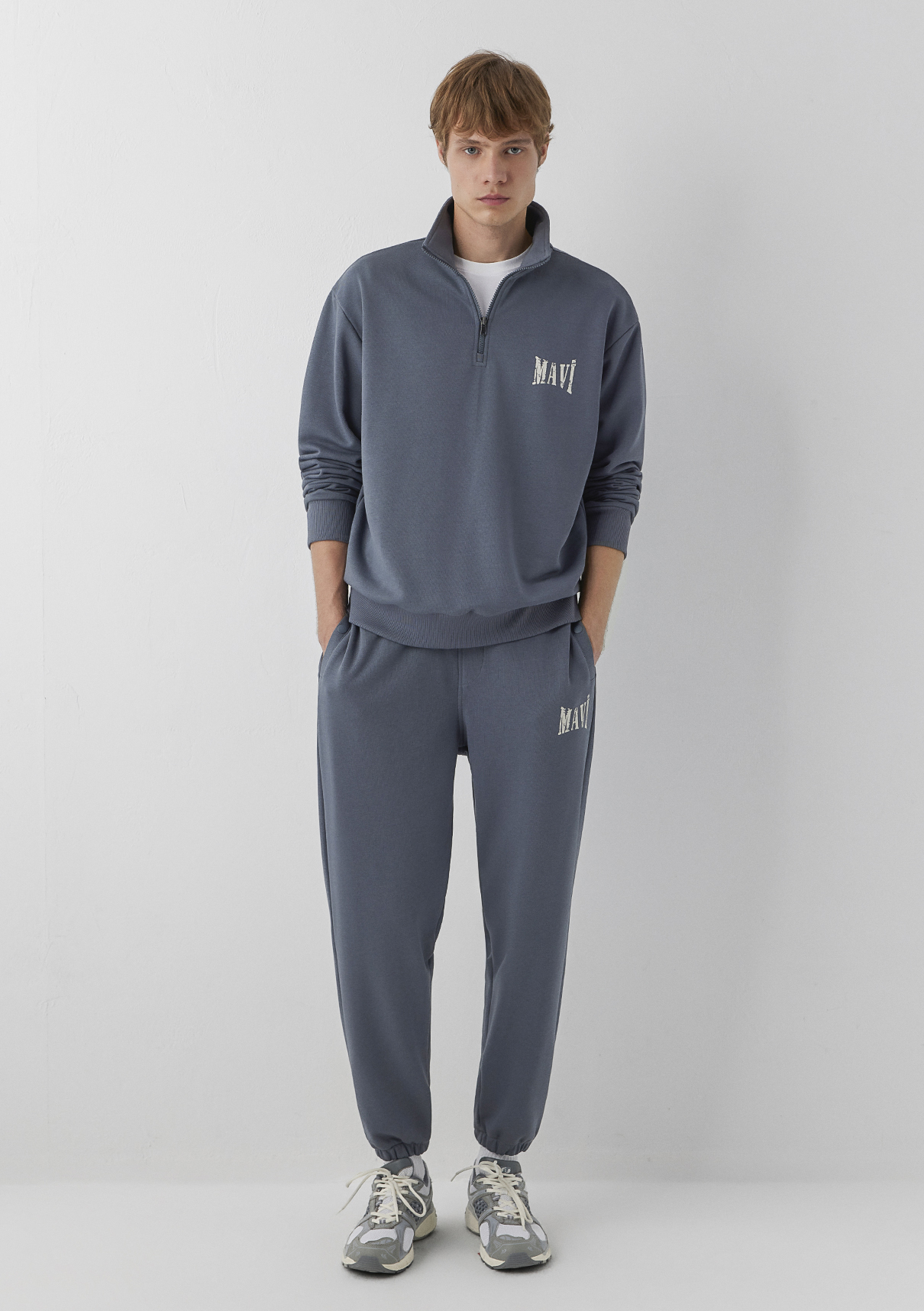Mavi Lacivert Sweatshirt görsel 2