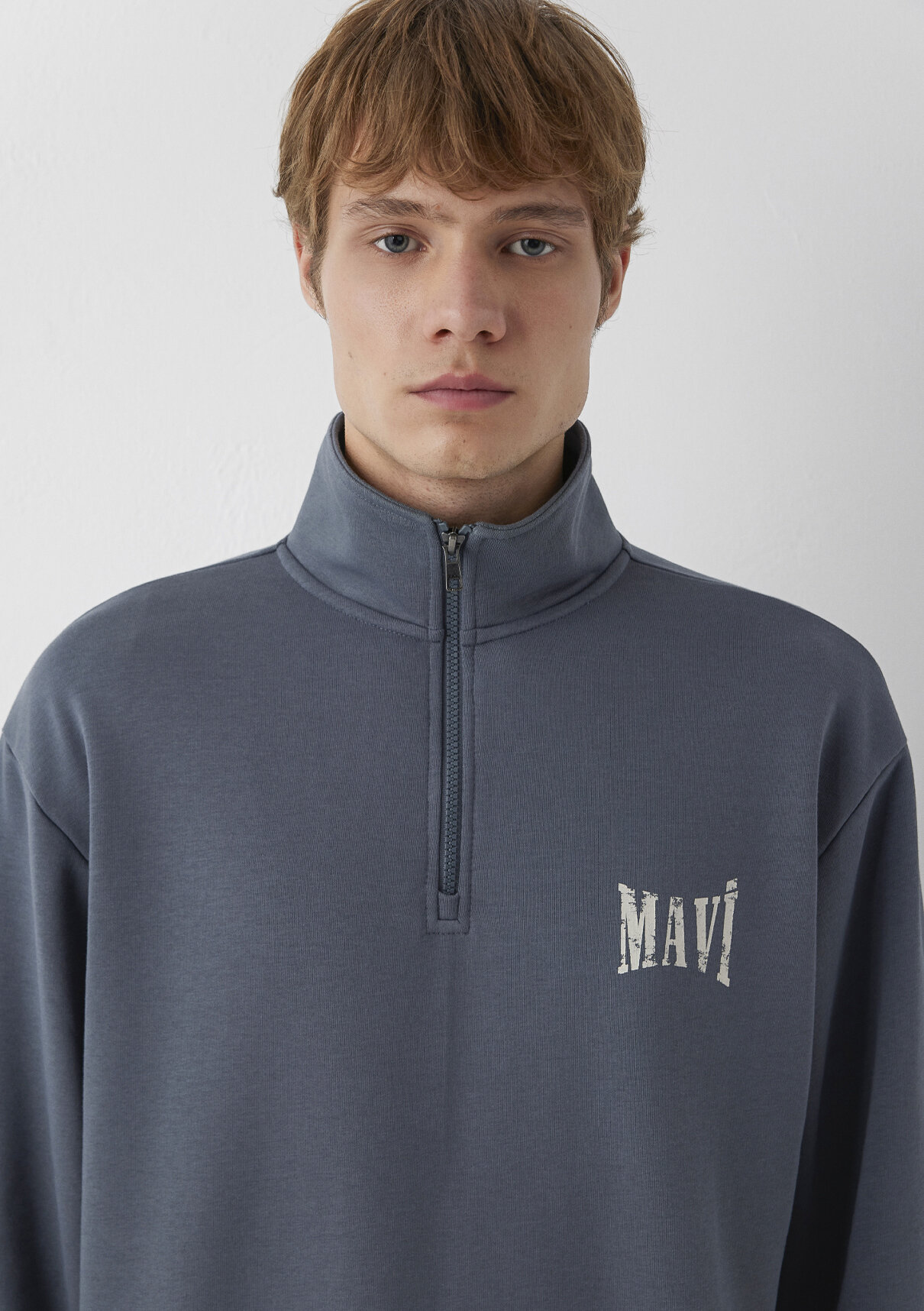 Mavi Lacivert Sweatshirt görsel 6