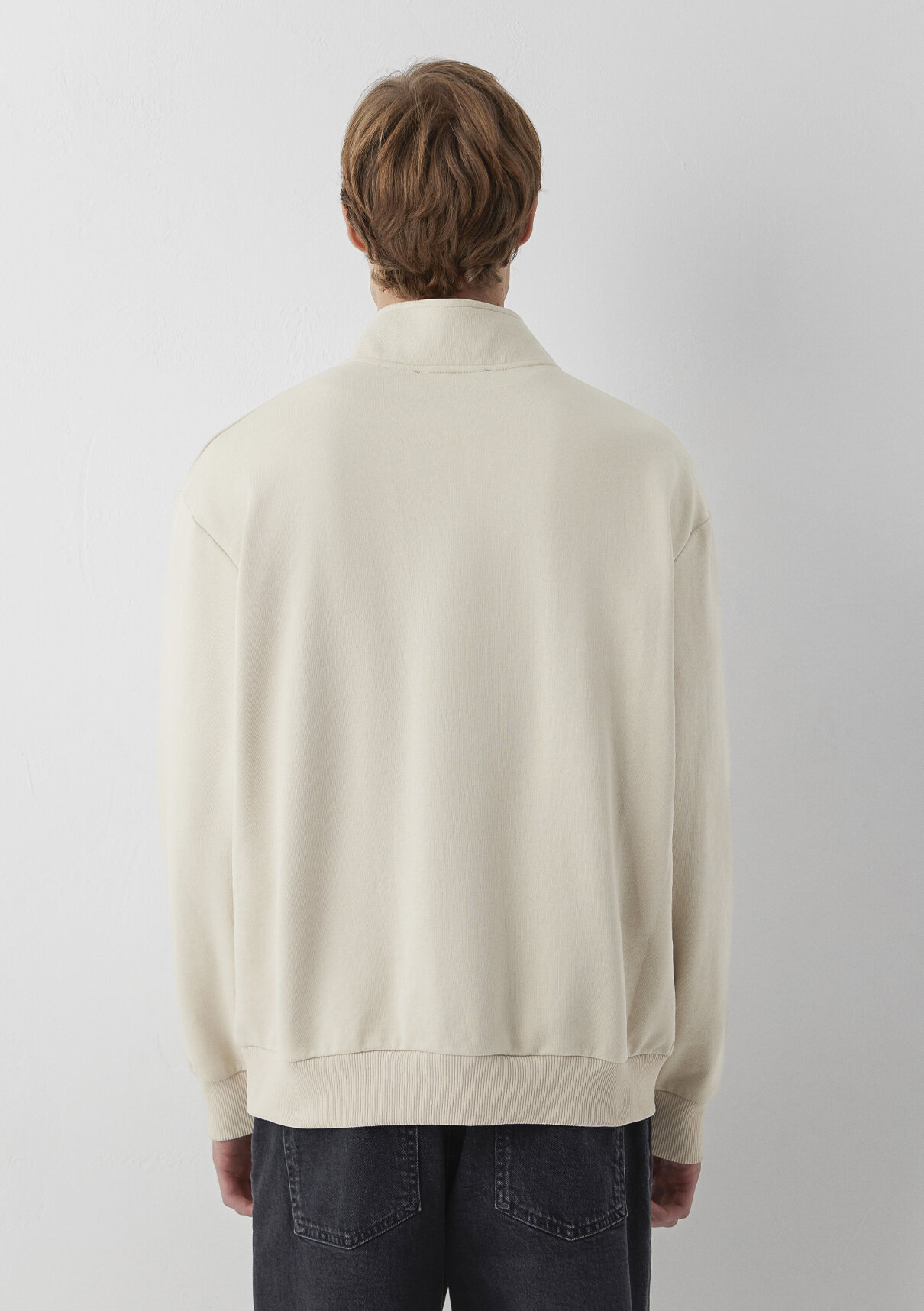 Mavi MVJNS Bisiklet Yaka Bej Sweatshirt görsel 4