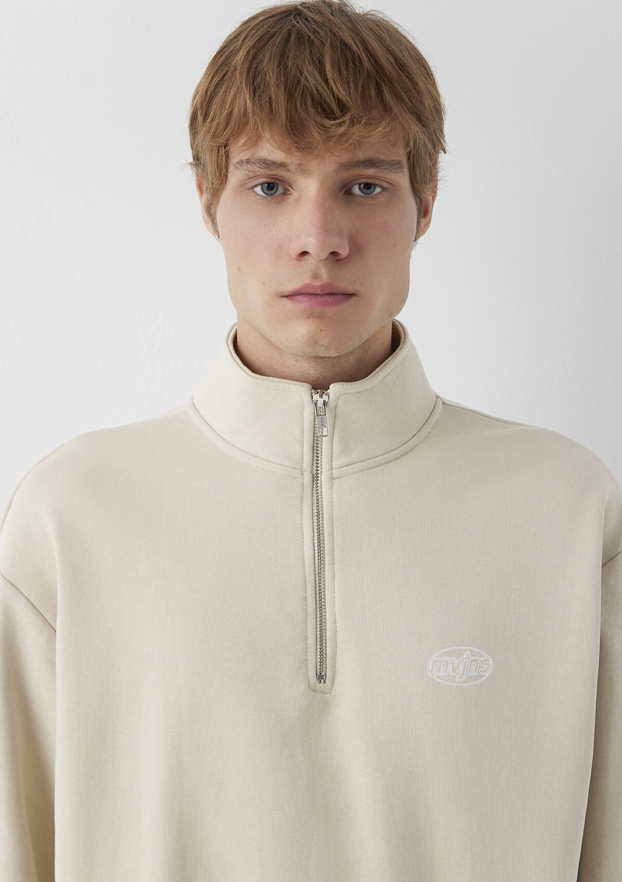 Mavi MVJNS Bisiklet Yaka Bej Sweatshirt görsel 5