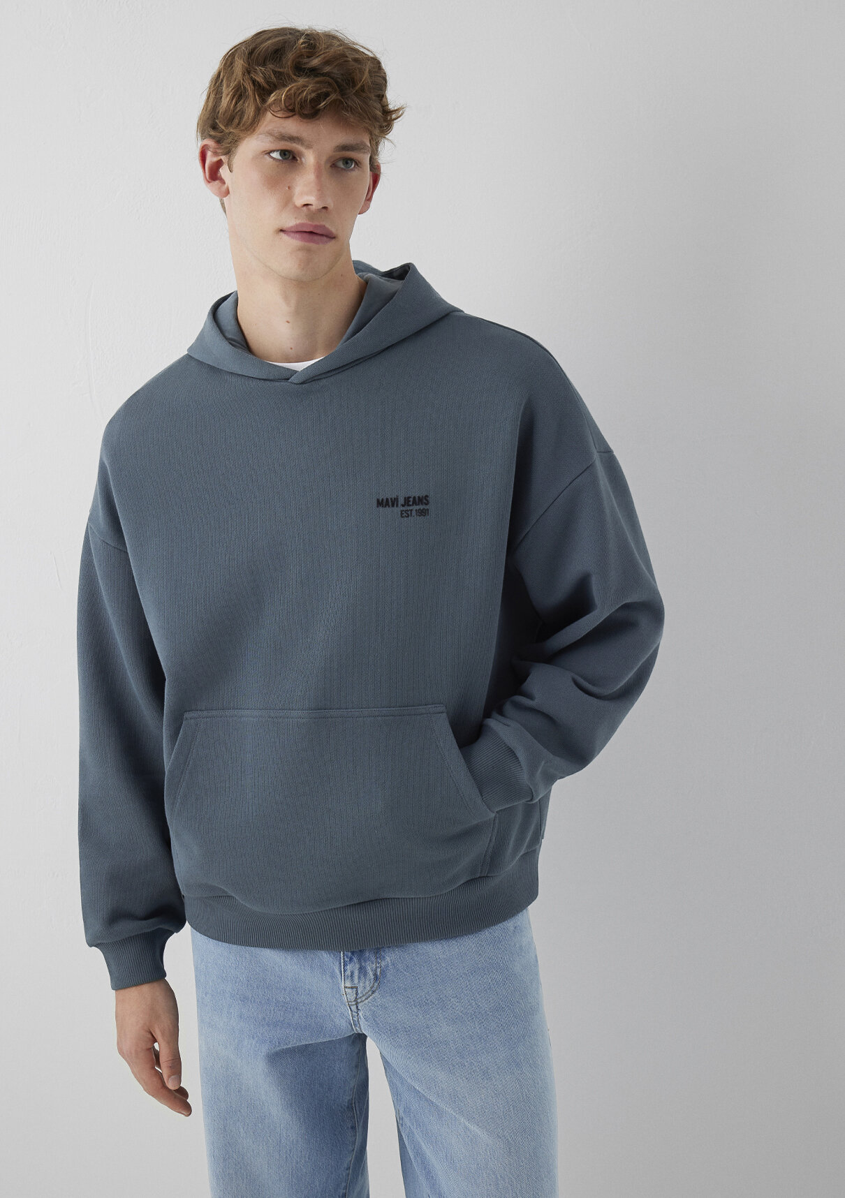 Mavi Jeans Kapüşonlu Lacivert Sweatshirt görsel 2