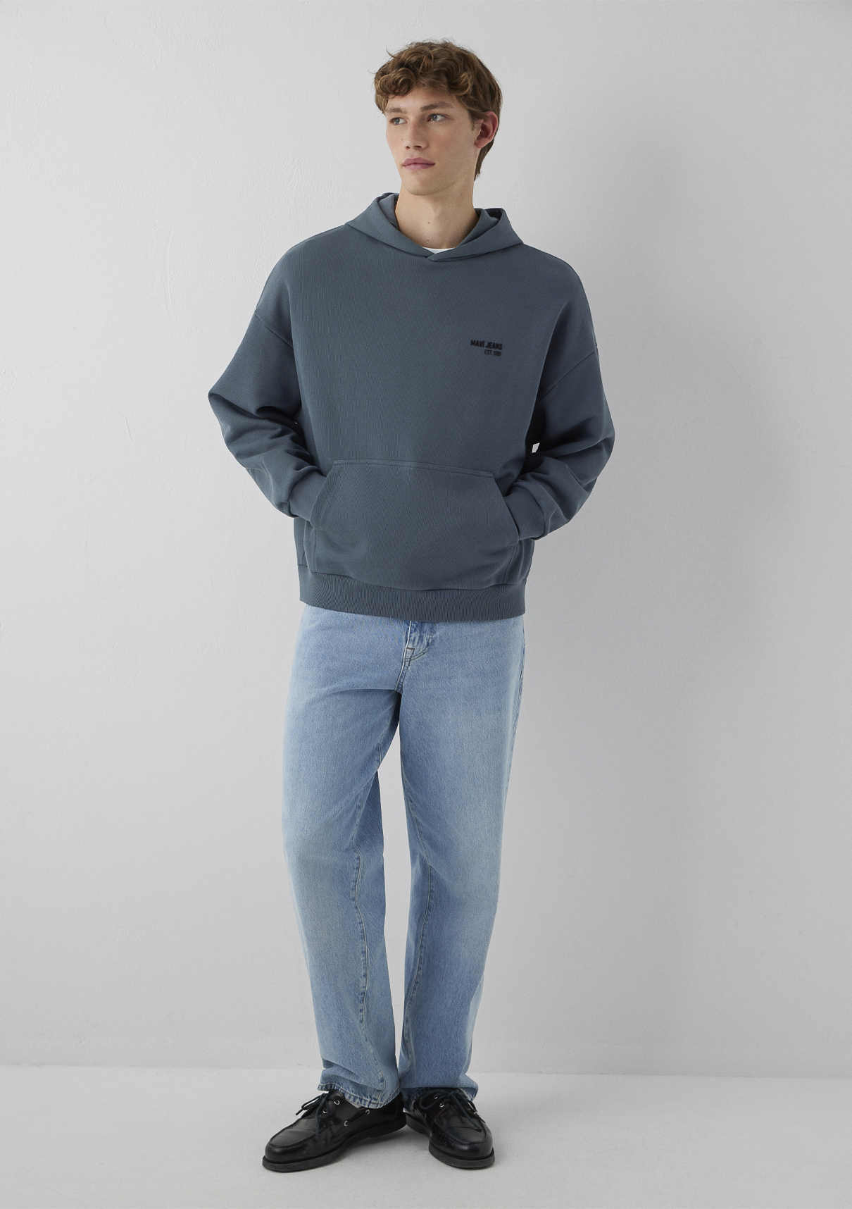 Mavi Jeans Kapüşonlu Lacivert Sweatshirt görsel 3