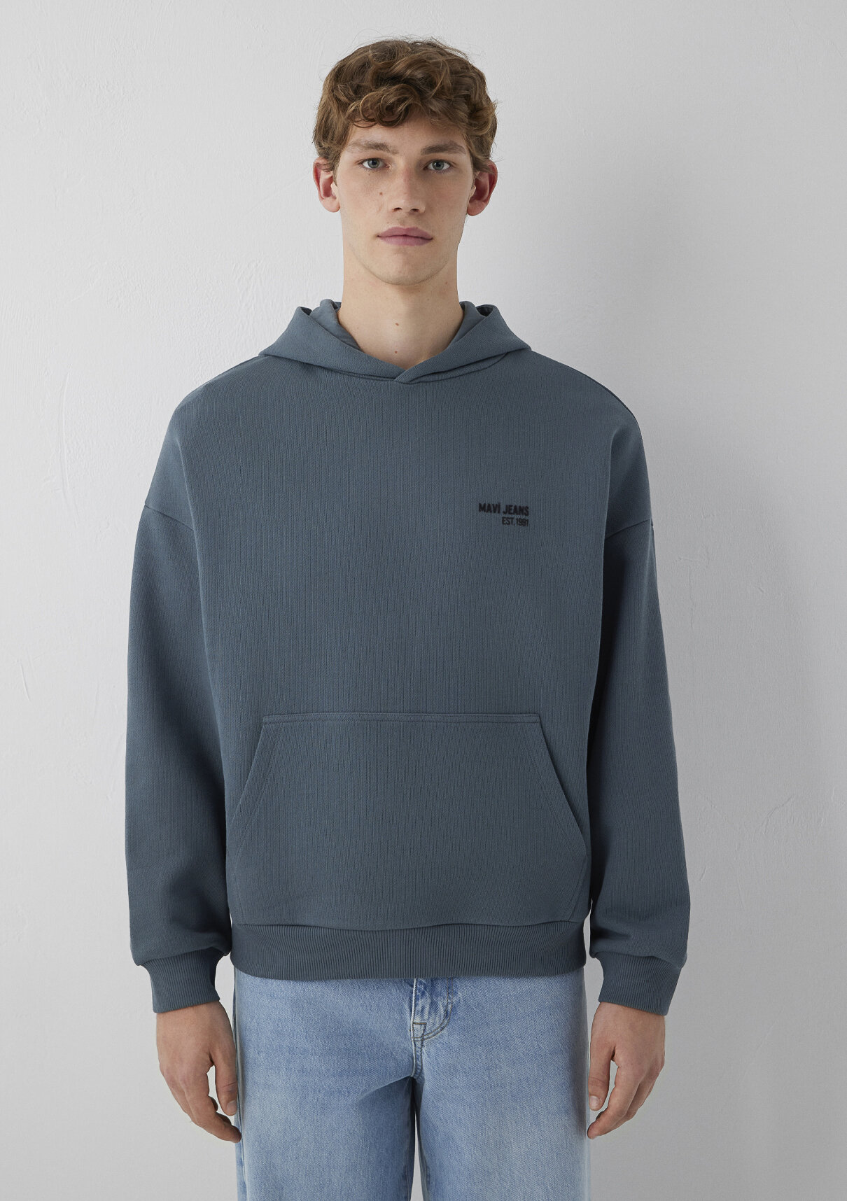Mavi Jeans Kapüşonlu Lacivert Sweatshirt görsel 4