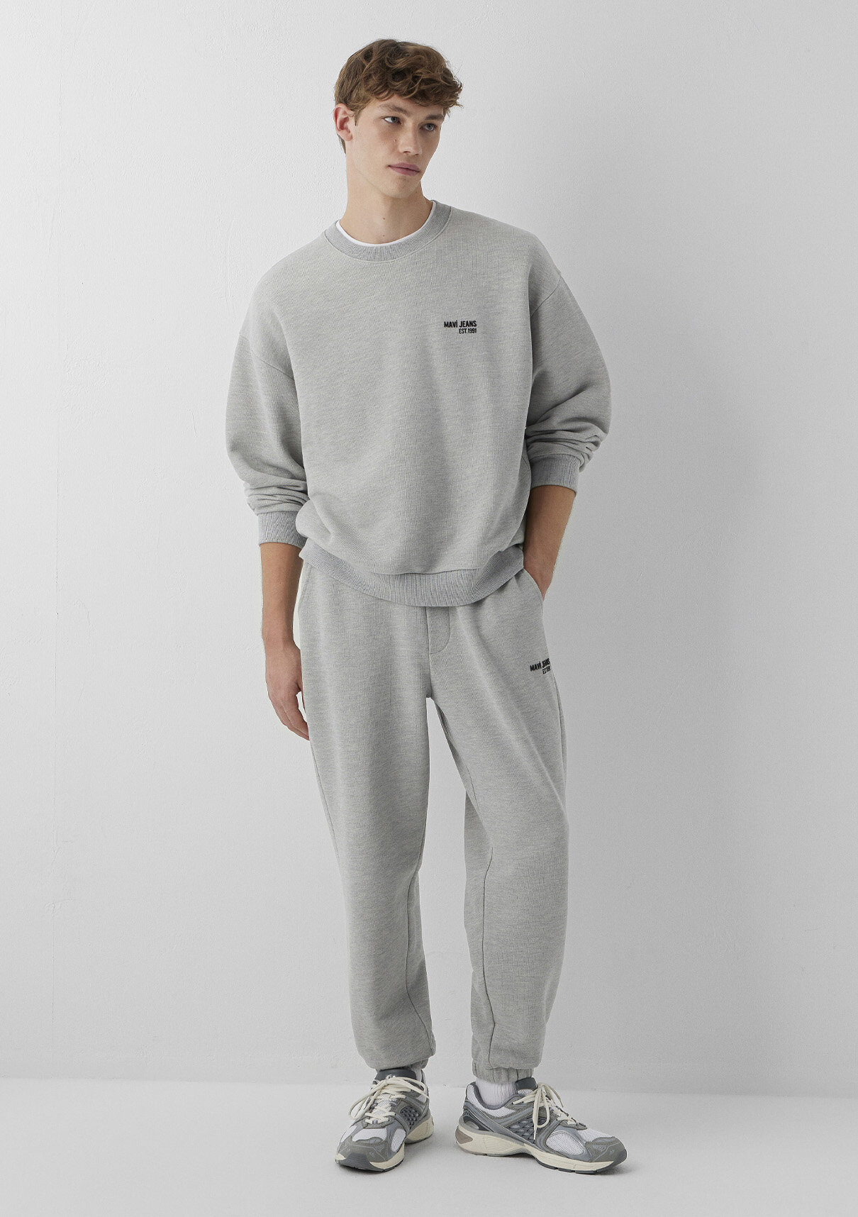 Mavi Jeans Baskılı Gri Sweatshirt görsel 2