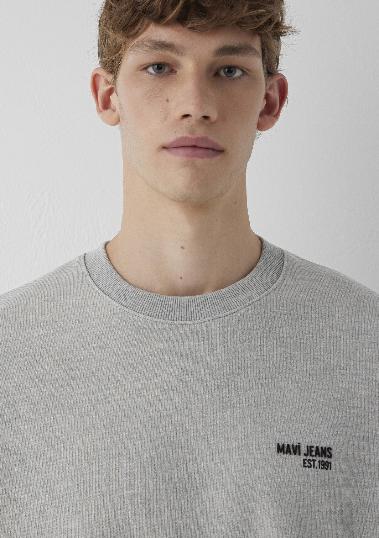Mavi Jeans Baskılı Gri Sweatshirt görsel 7