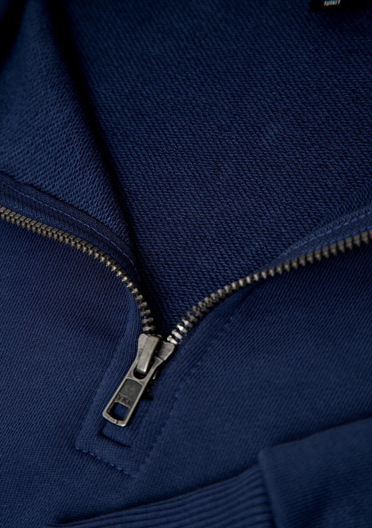 Mavi Yarı Fermuarlı Lacivert Basic Sweatshirt görsel 7