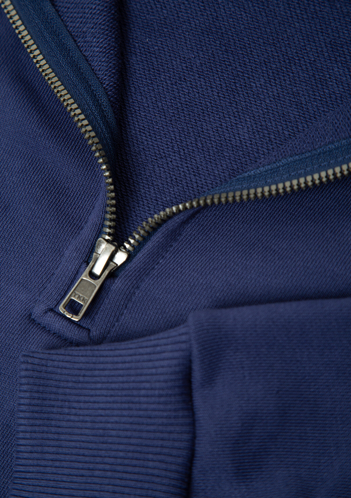 Mavi Yarı Fermuarlı Lacivert Basic Sweatshirt görsel 7
