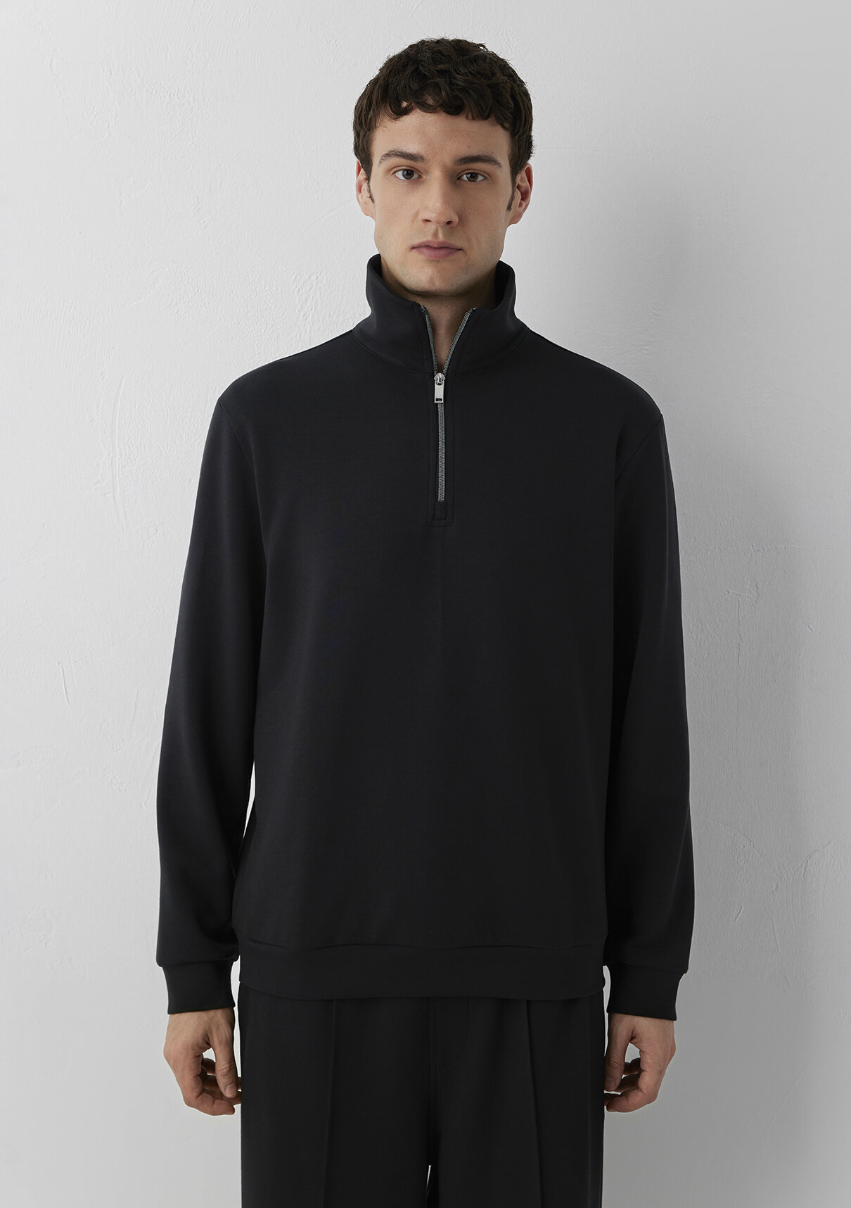 Mavi Siyah Sweatshirt görsel 4