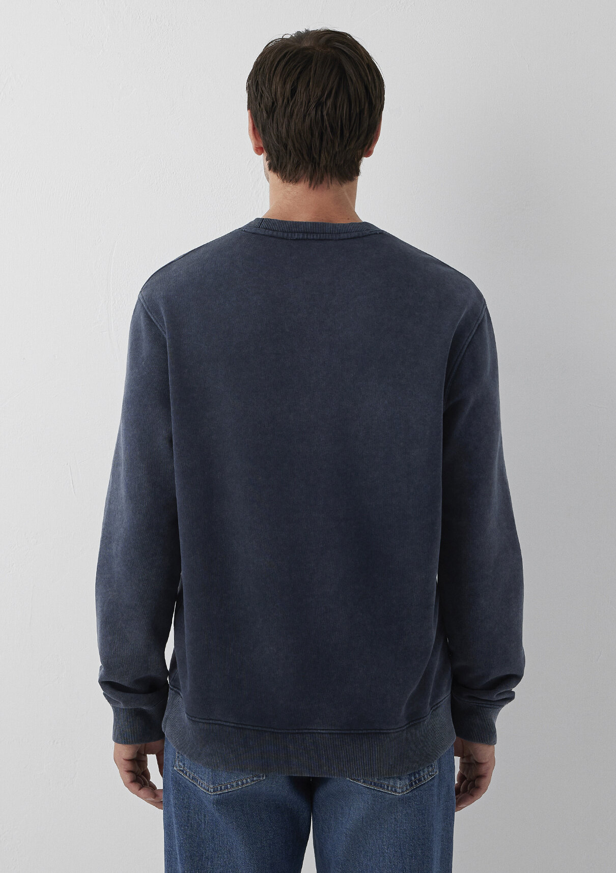 Mavi Logo Baskılı Lacivert Sweatshirt görsel 5