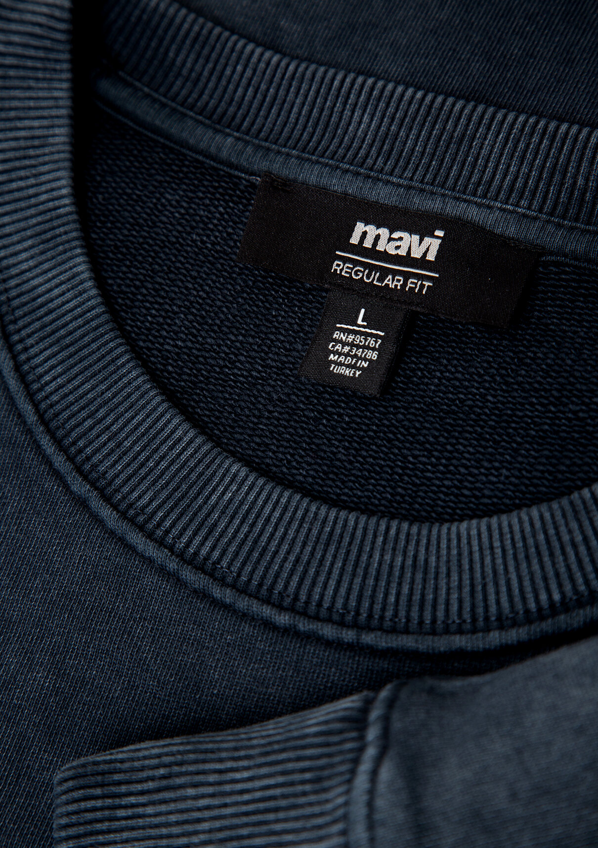 Mavi Logo Baskılı Lacivert Sweatshirt görsel 8