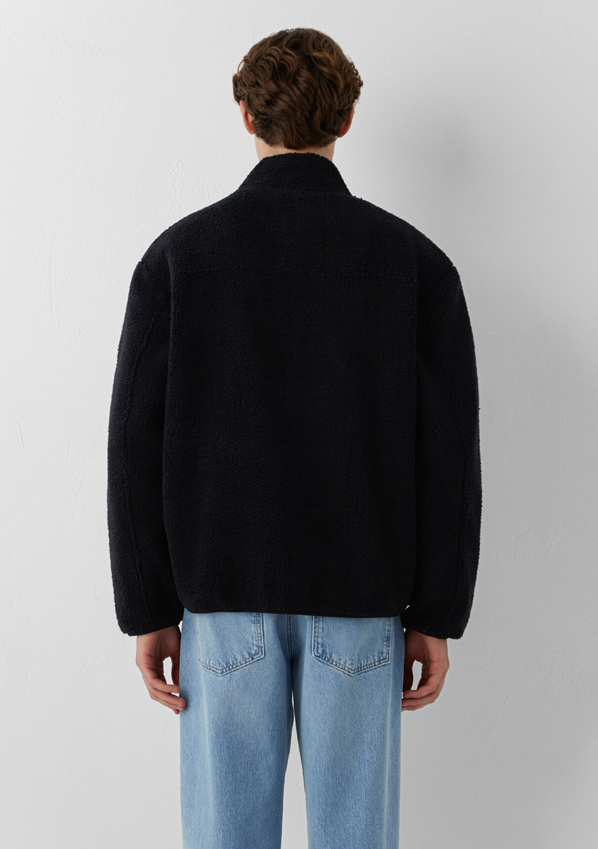 Mavi Logo Baskılı Siyah Sweatshirt görsel 6
