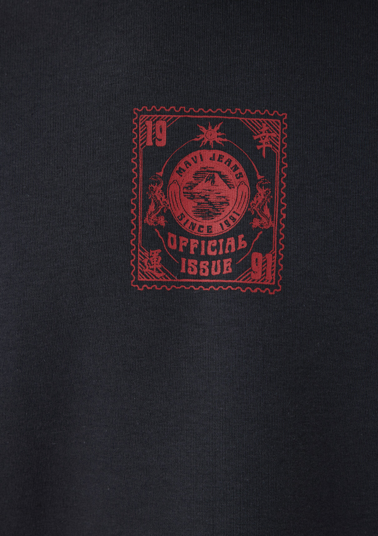 Mavi Kapüşonlu Antrasit Sweatshirt görsel 8