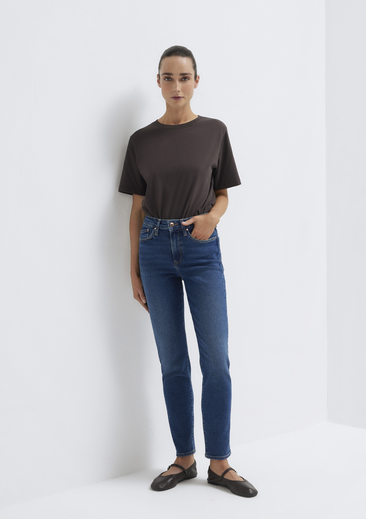 Mavi Gold Shape Koyu Mavi Jean Pantolon