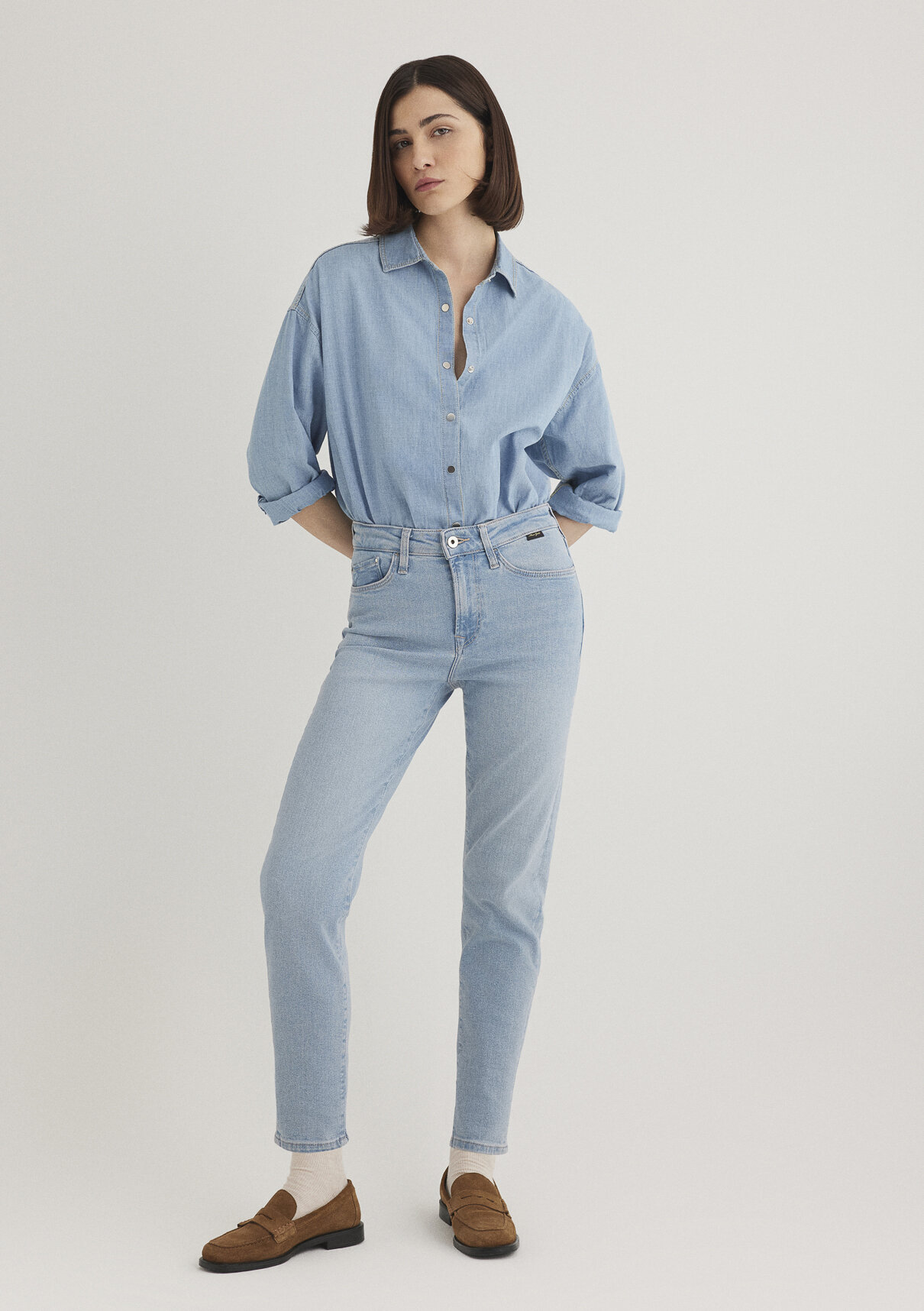 Mavi Gold Shape Açık Mavi Jean Pantolon görsel 2