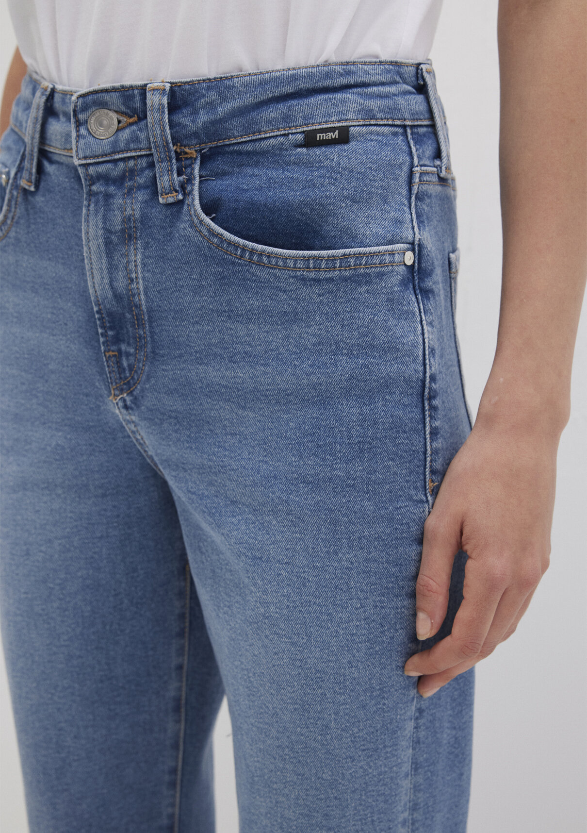 Mavi Real Blue Indigo Mavisi Jean Pantolon görsel 7