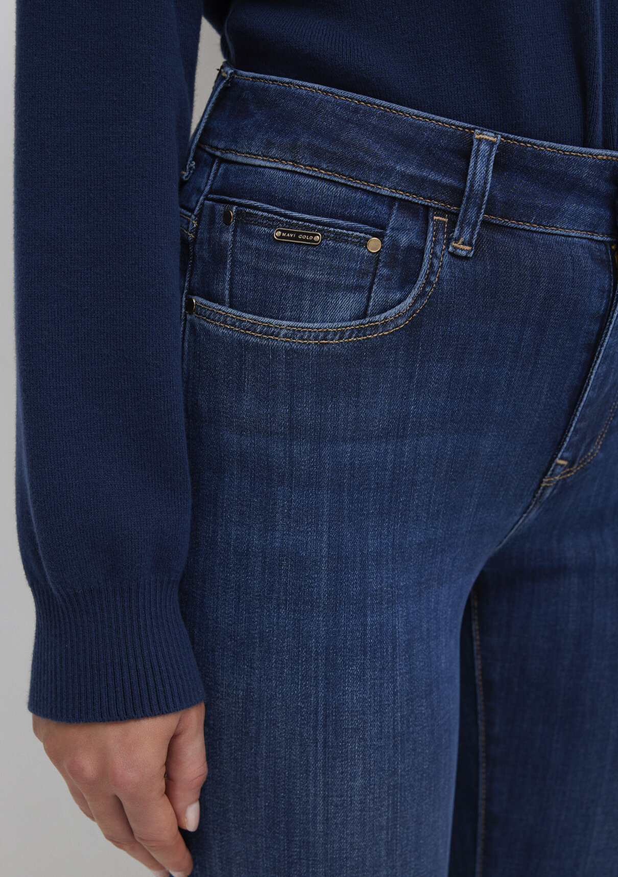 Mavi Gold Premium Indigo Mavisi Jean Pantolon görsel 8