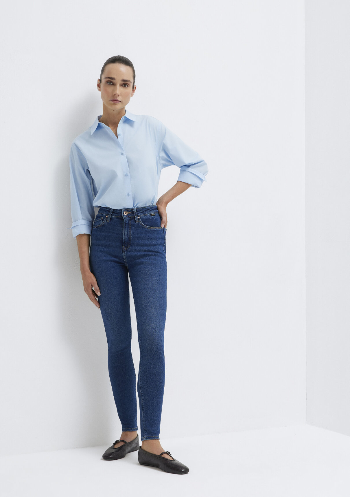 Mavi Gold Shape Koyu Mavi Jean Pantolon