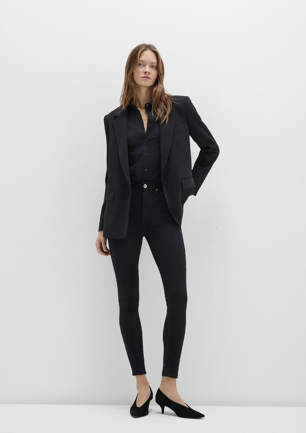 Mavi Gold Shape Siyah Jean Pantolon