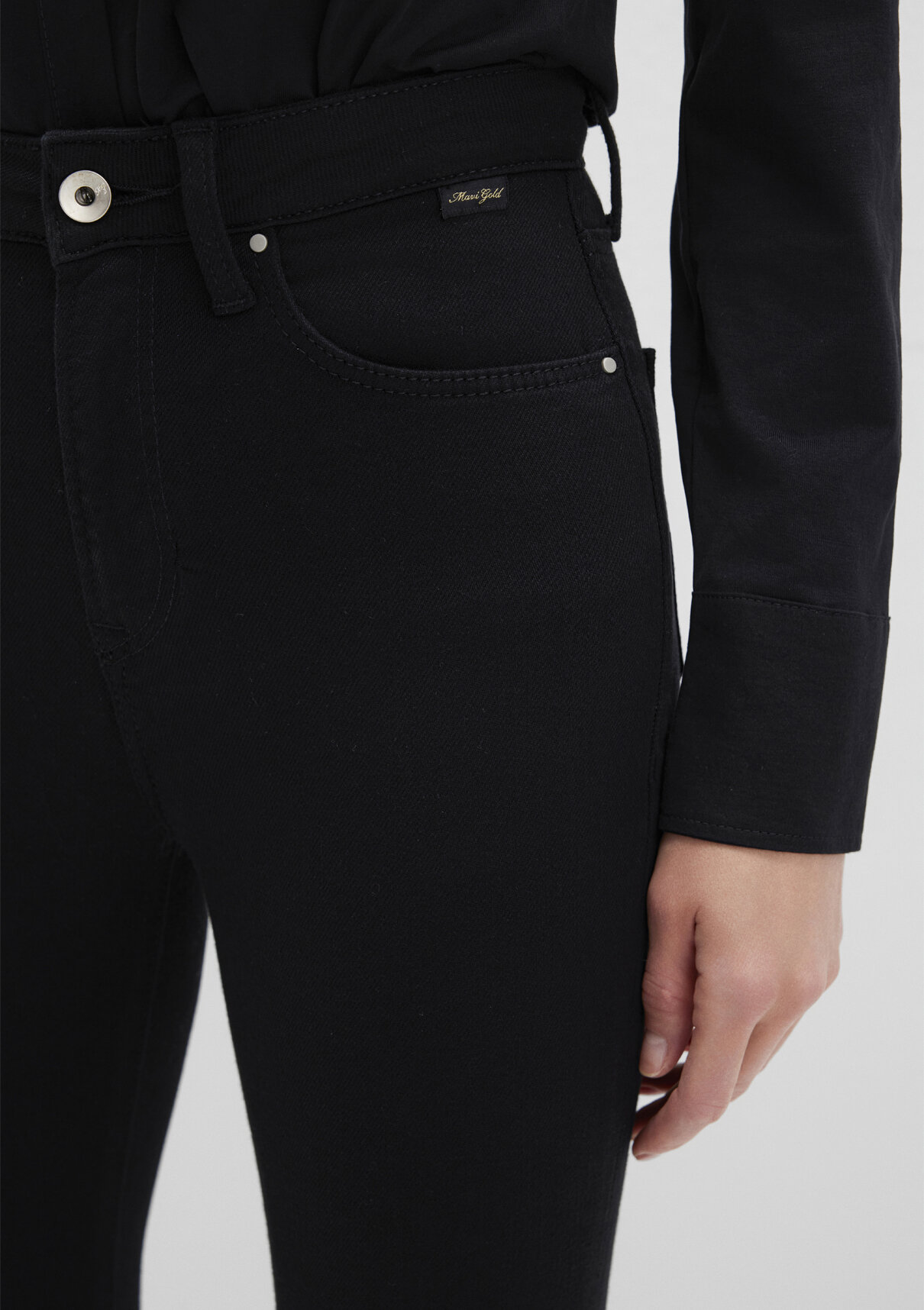 Mavi Gold Shape Siyah Jean Pantolon görsel 5