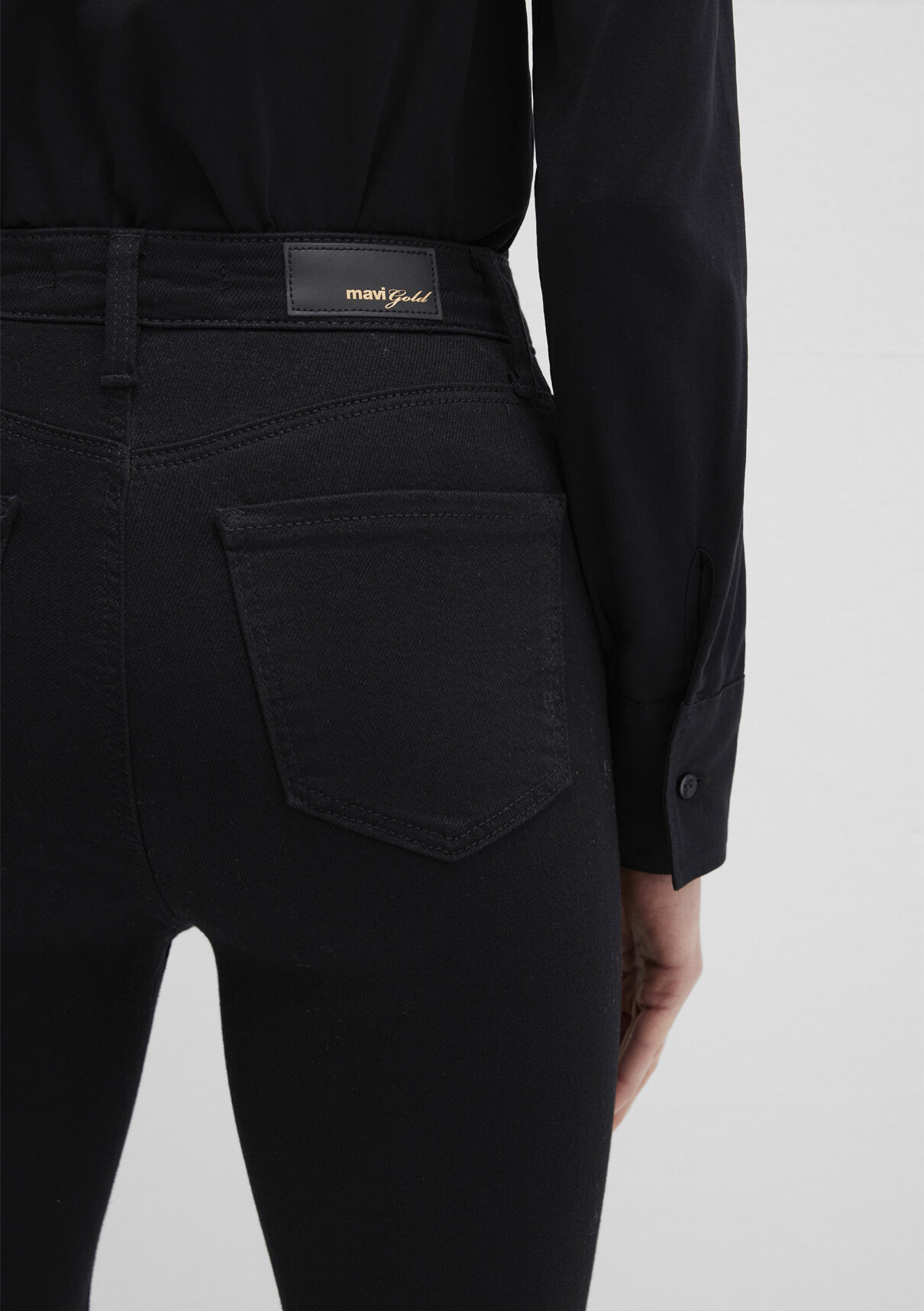 Mavi Gold Shape Siyah Jean Pantolon görsel 7