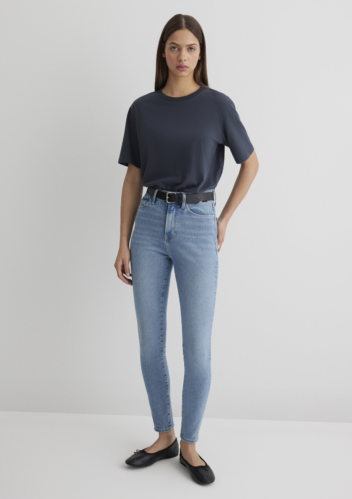 Mavi Gold Shape Puslu Indigo Mavisi Jean Pantolon görsel 2
