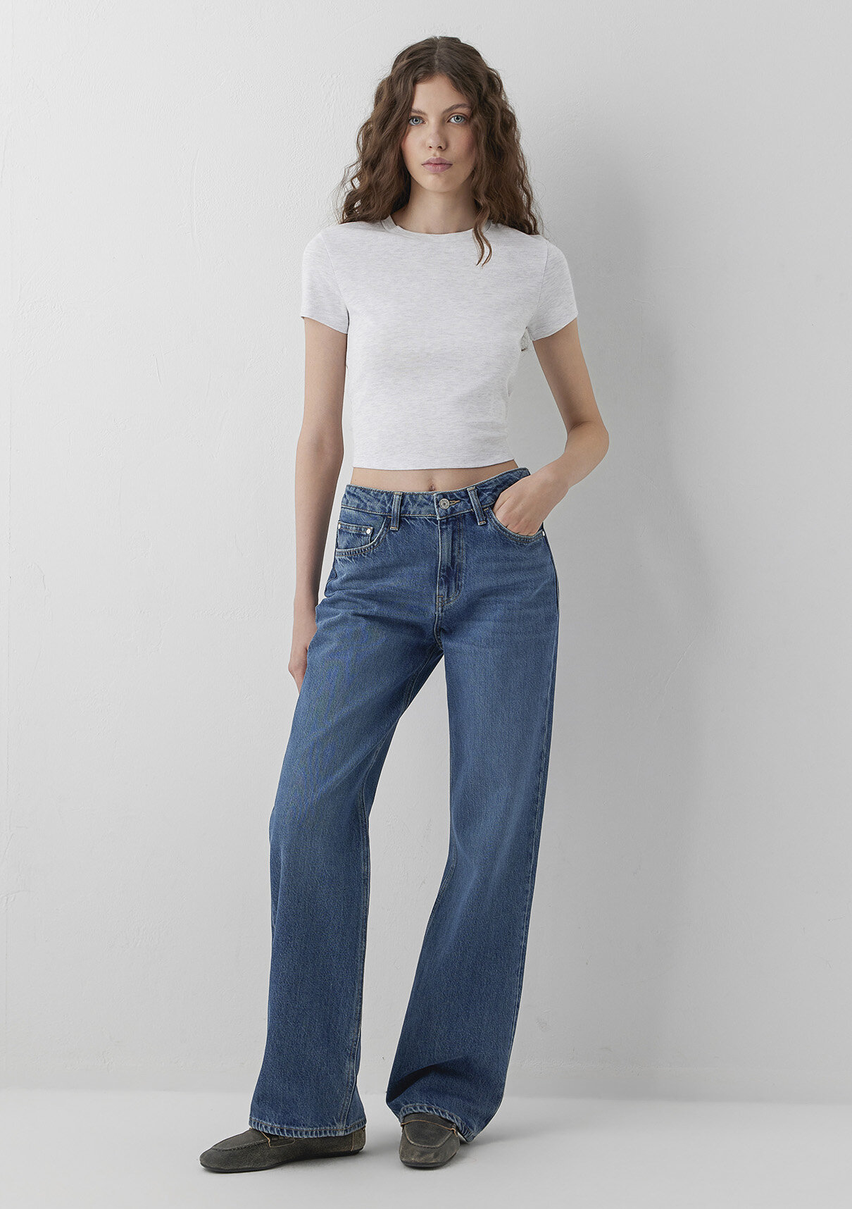 Mavi Real Blue Puslu Koyu Mavi Jean Pantolon