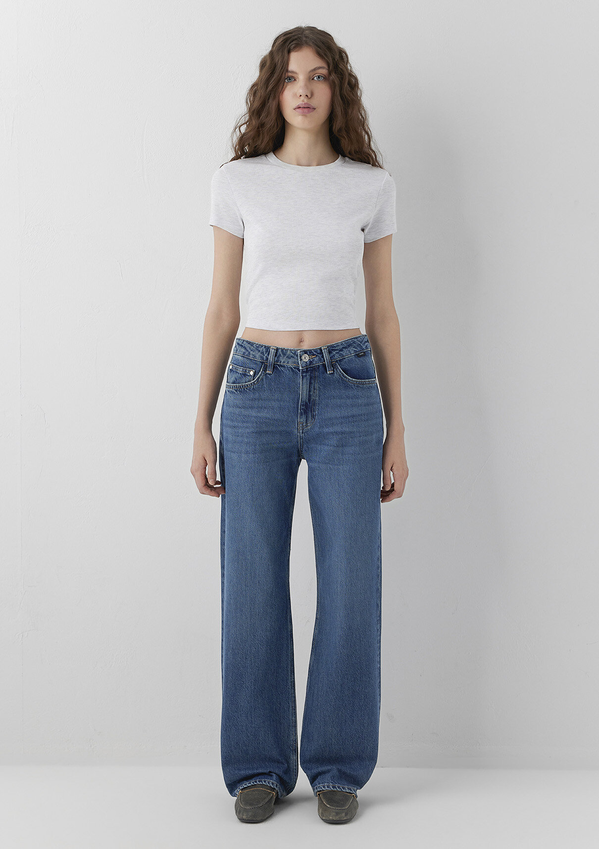 Mavi Real Blue Puslu Koyu Mavi Jean Pantolon görsel 3