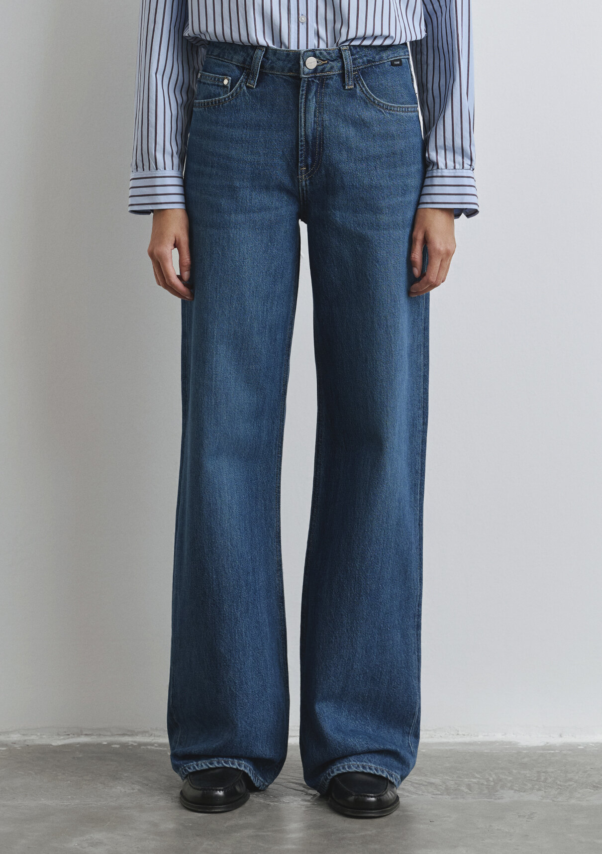 Mavi Iconic Puslu Koyu Mavi Jean Pantolon görsel 4