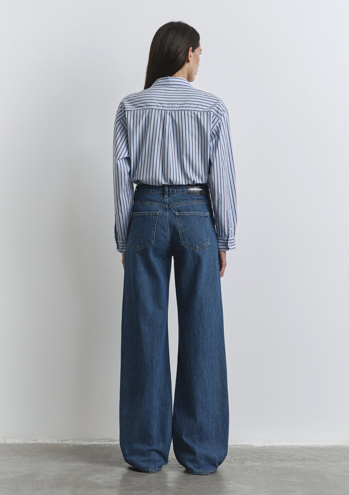 Mavi Iconic Puslu Koyu Mavi Jean Pantolon görsel 5