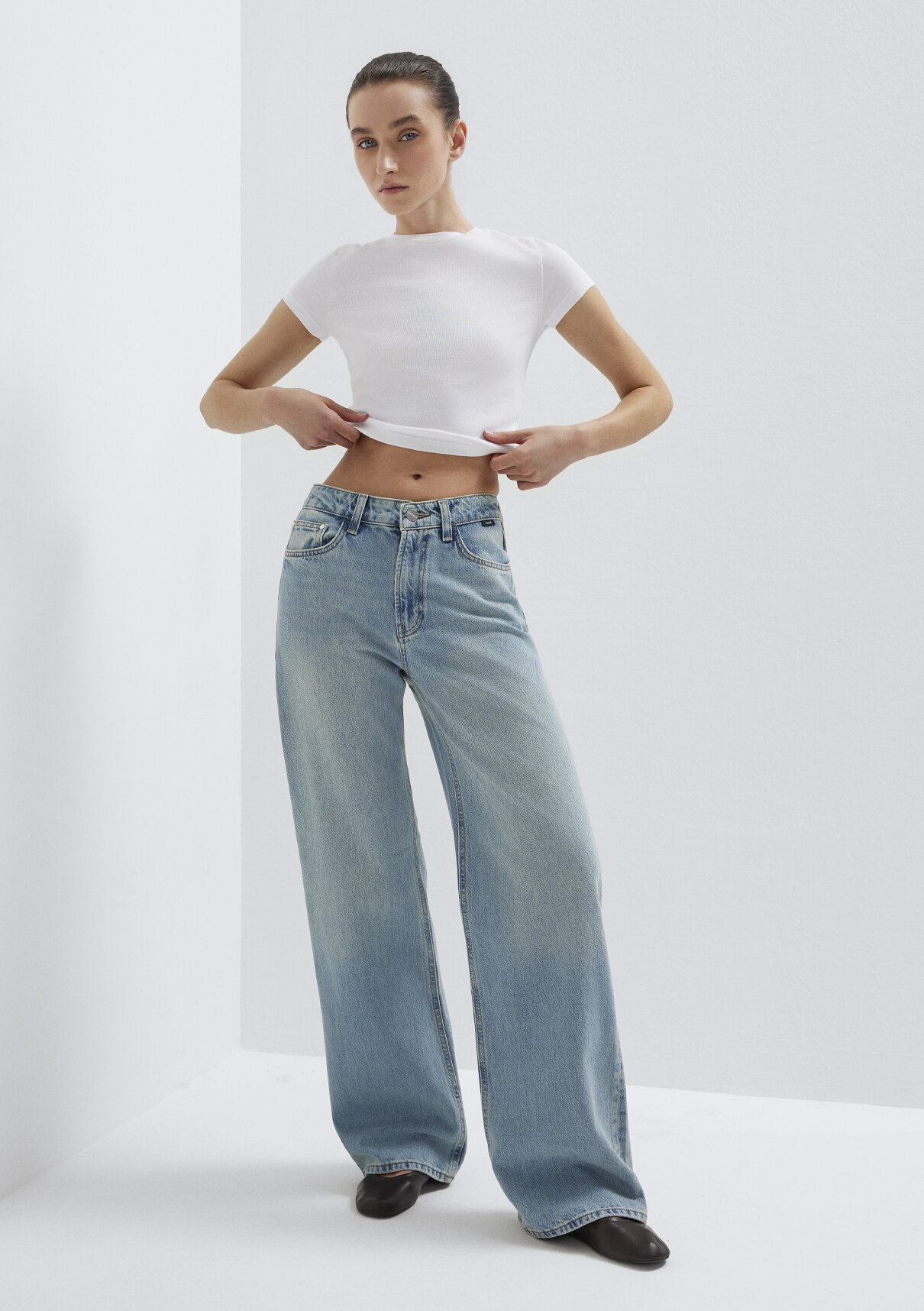 Mavi Iconic Puslu Açık Mavi Jean Pantolon görsel 4