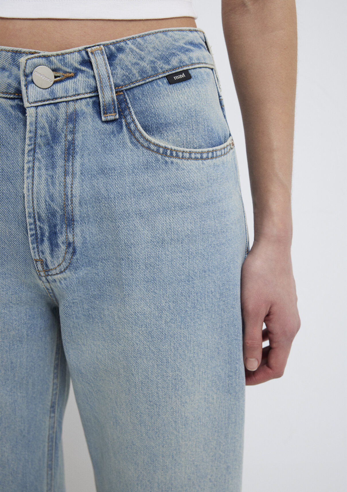 Mavi Iconic Puslu Açık Mavi Jean Pantolon görsel 8
