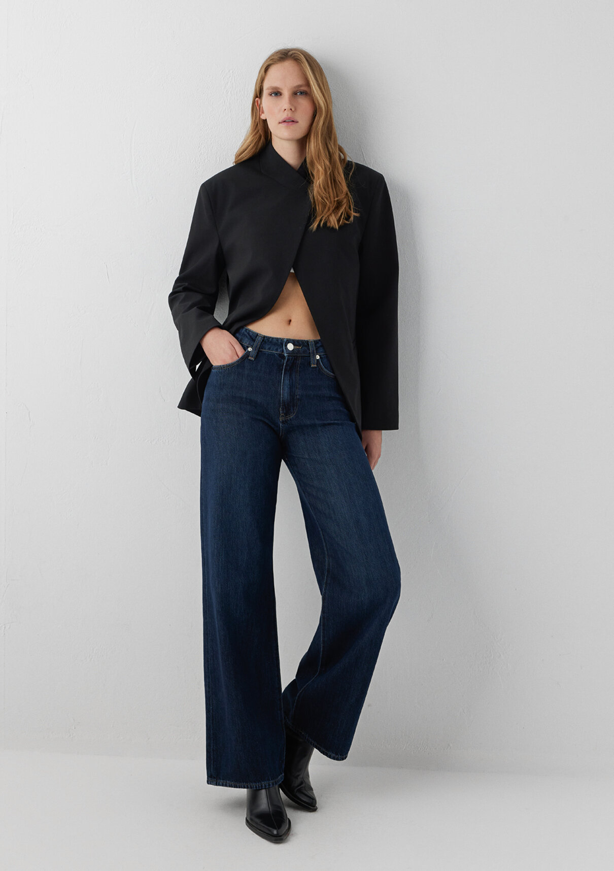 Mavi Edition Puslu Koyu Mavi Jean Pantolon