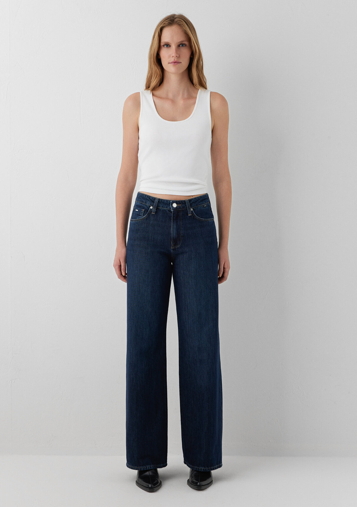 Mavi Edition Puslu Koyu Mavi Jean Pantolon görsel 3