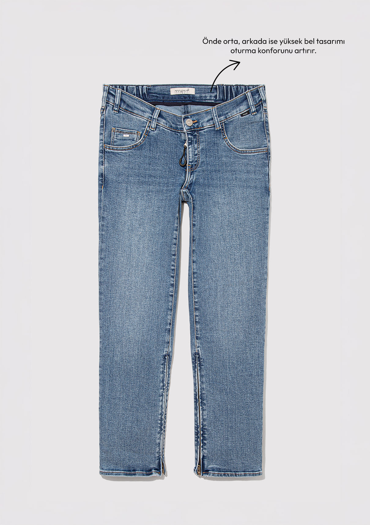 Mavi Adaptive Indigo Mavisi Jean Pantolon görsel 2