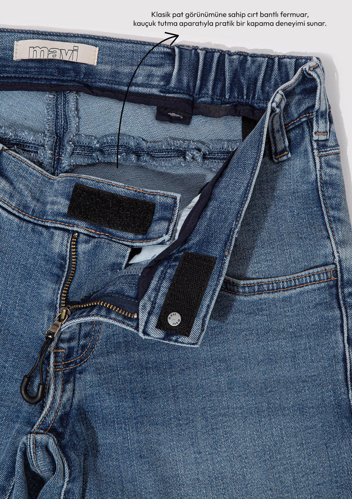 Mavi Adaptive Indigo Mavisi Jean Pantolon görsel 3