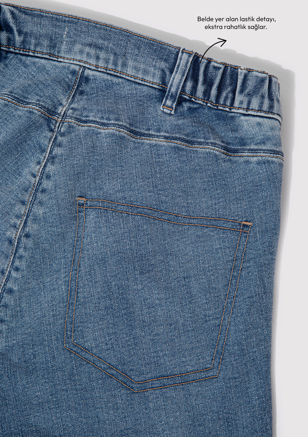 Mavi Adaptive Indigo Mavisi Jean Pantolon görsel 6