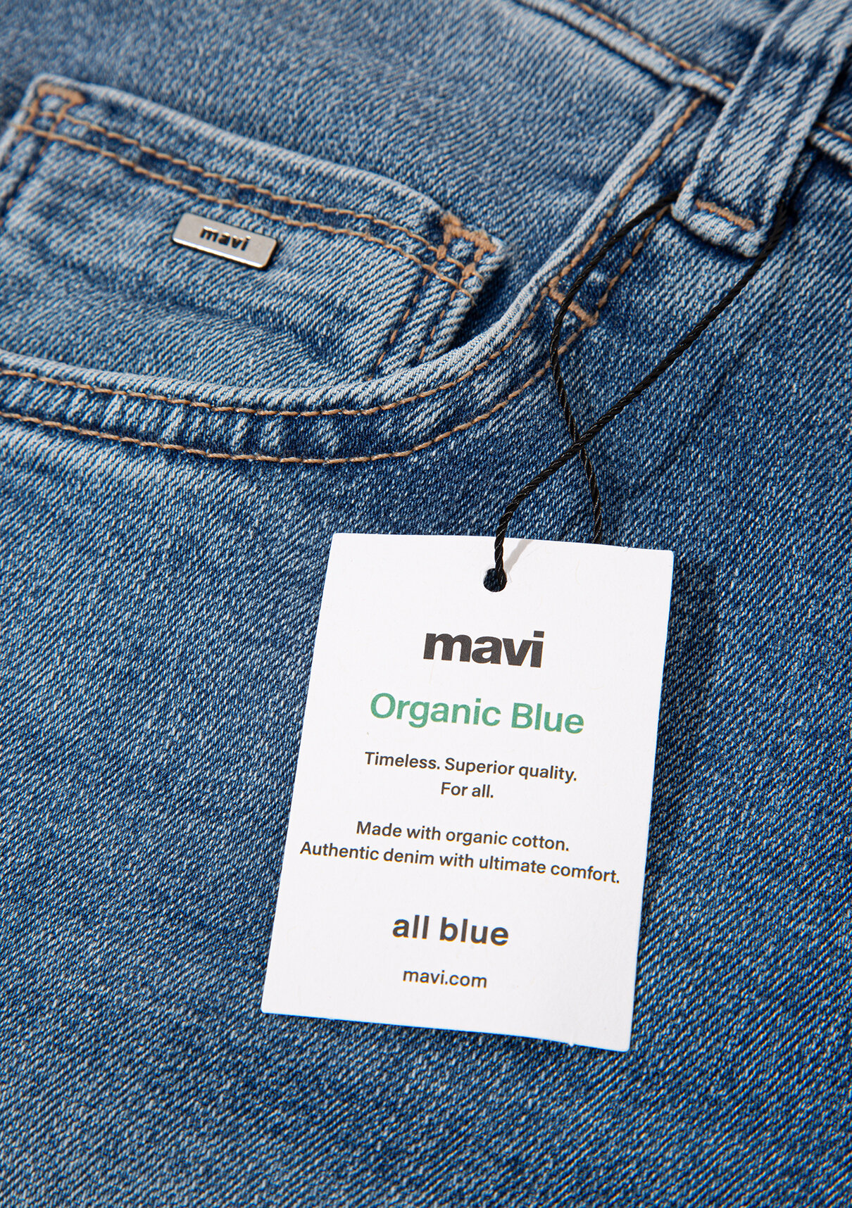 Mavi Adaptive Indigo Mavisi Jean Pantolon görsel 7
