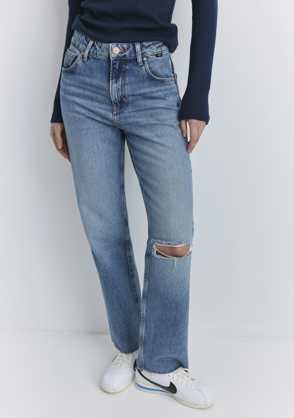 Mavi 90lar Indigo Mavisi Jean Pantolon görsel 5