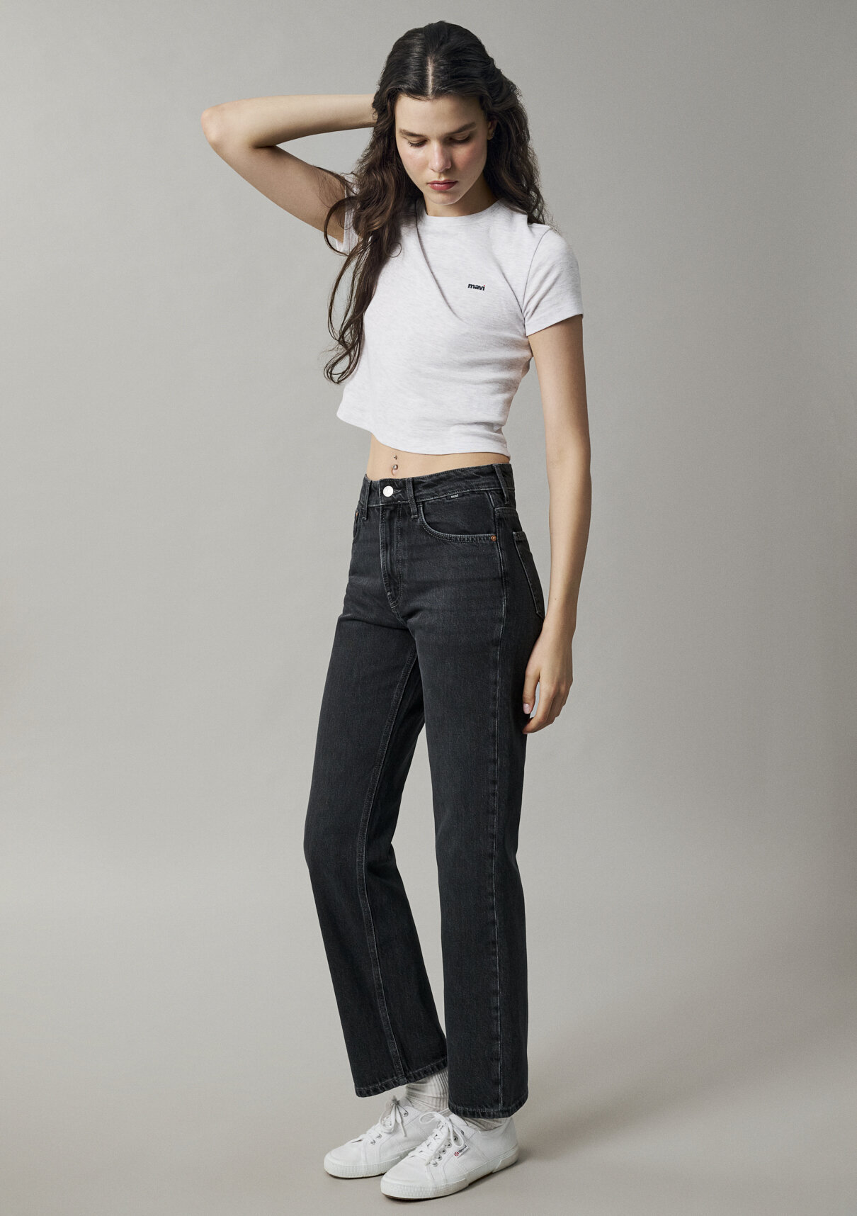 Mavi Classic Denim Gri Jean Pantolon görsel 2