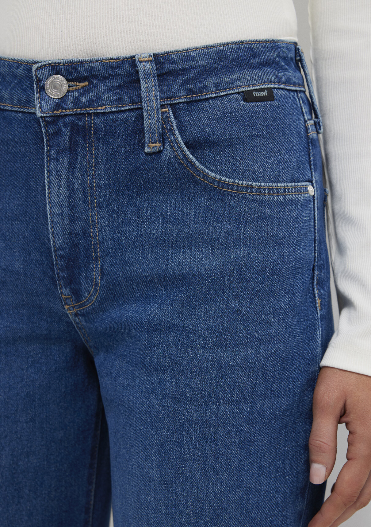 Mavi Real Blue Gölgeli Koyu Mavi Jean Pantolon görsel 6