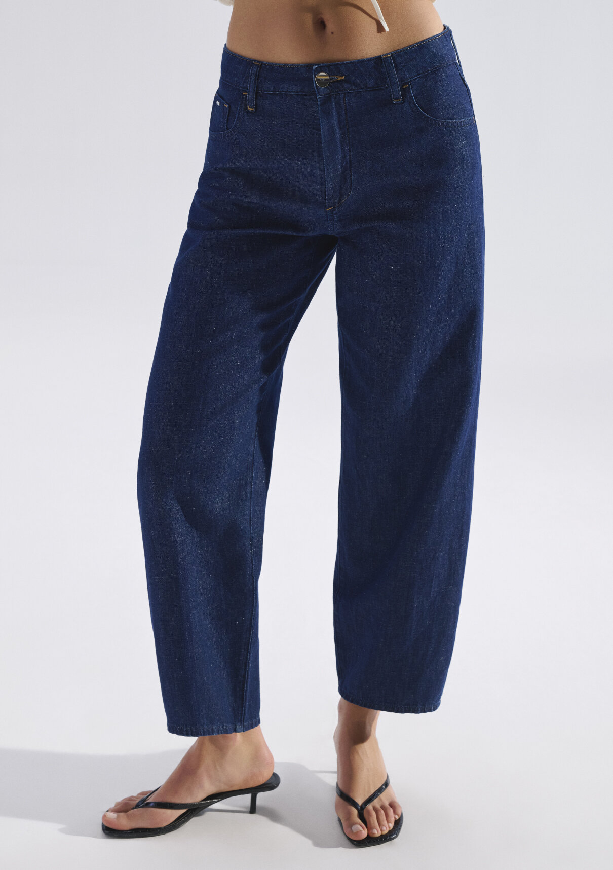 Mavi Edition Keten Karışımlı Rinse Jean Pantolon görsel 4