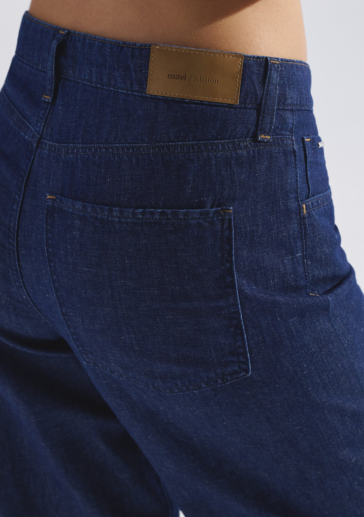 Mavi Edition Keten Karışımlı Rinse Jean Pantolon görsel 8