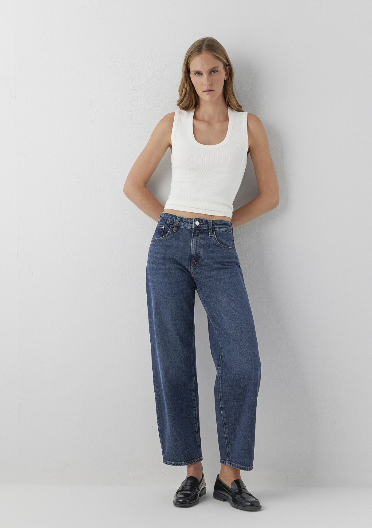 Mavi Premium Blue Gölgeli Koyu Mavi Jean Pantolon