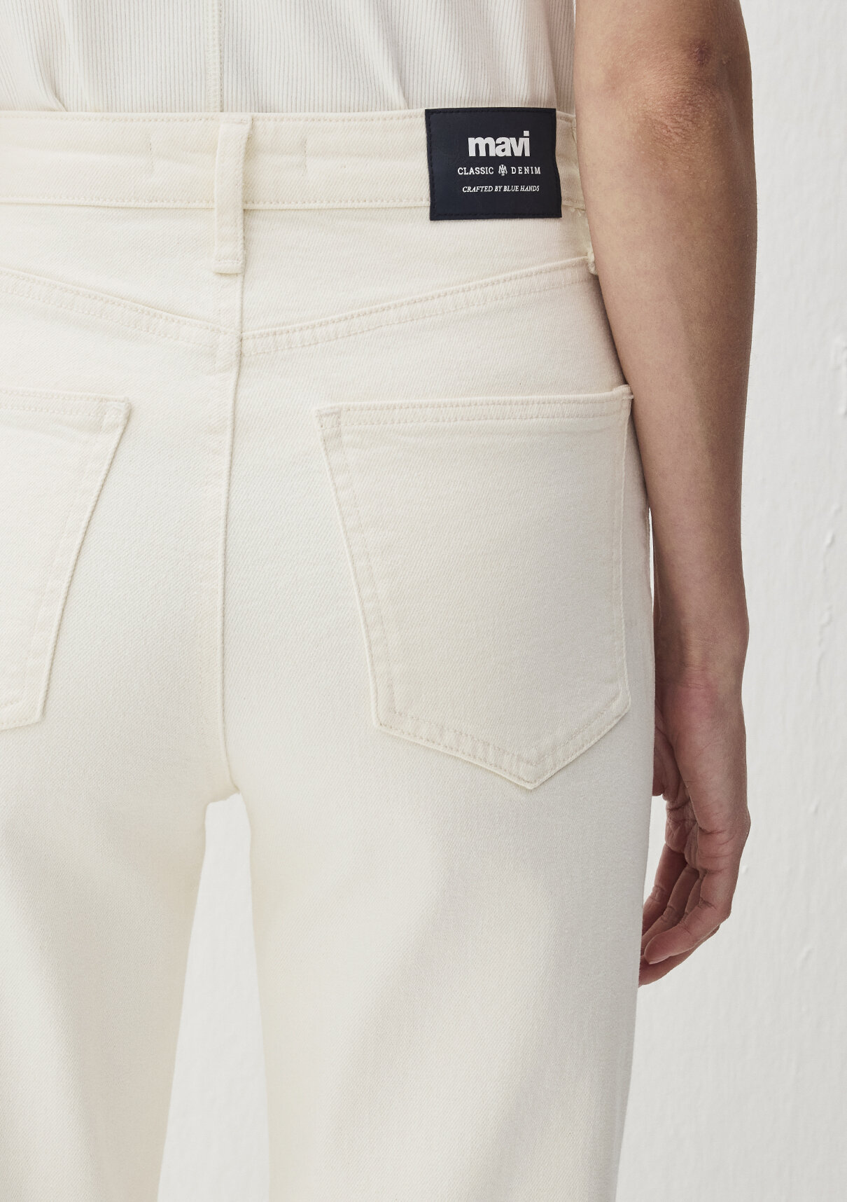 Mavi Classic Denim Ekru Jean Pantolon görsel 8