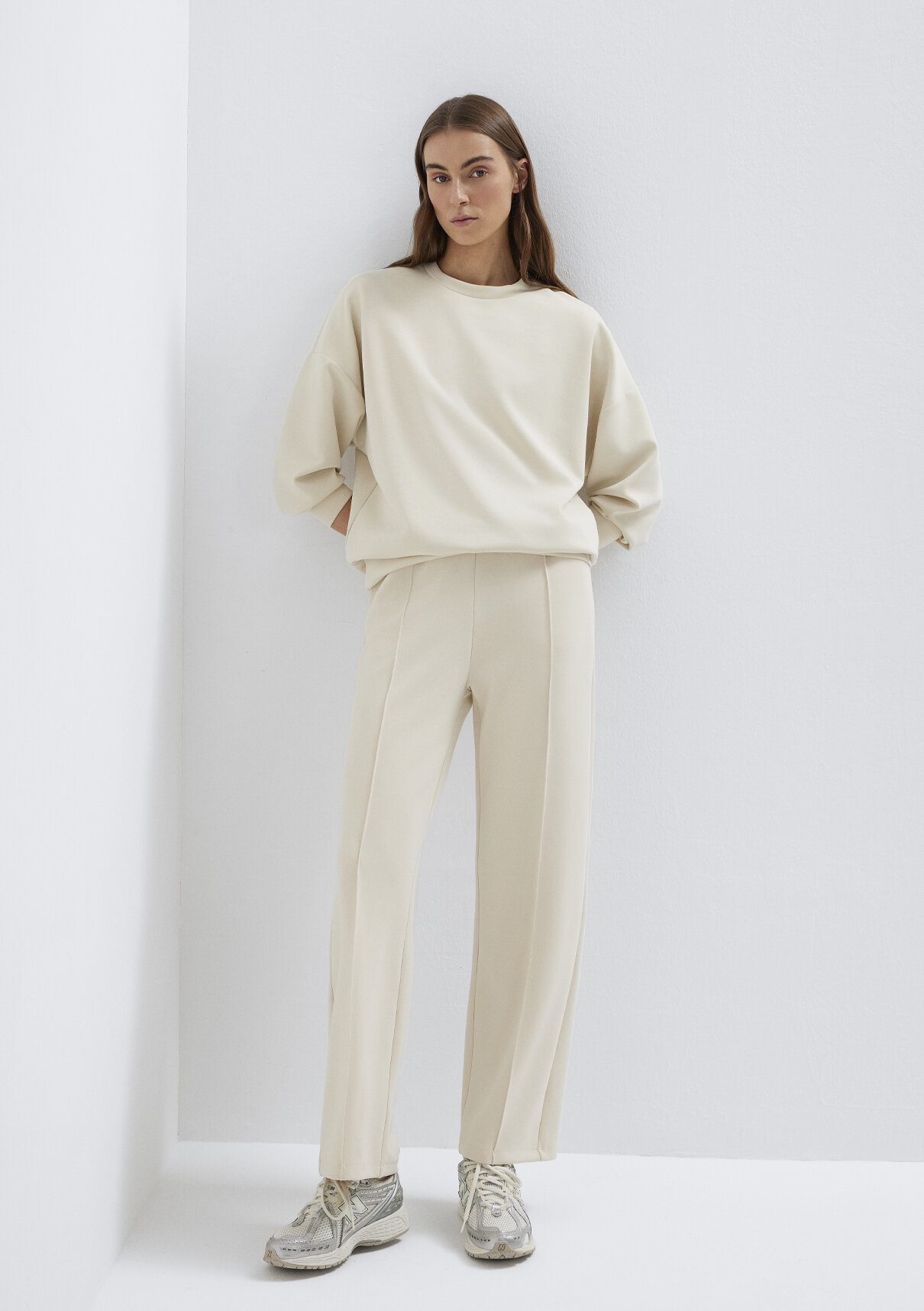 Mavi Sporty Lux Ekru (TENCEL™) Modal Karışımlı Eşofman Altı görsel 2