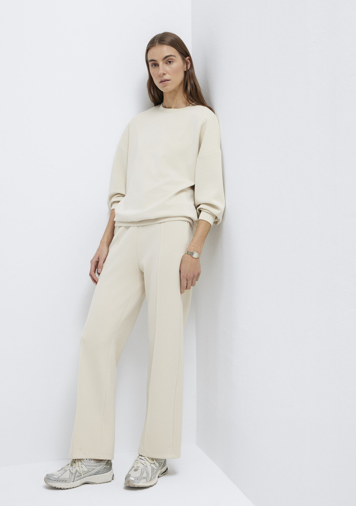 Mavi Sporty Lux Ekru (TENCEL™) Modal Karışımlı Eşofman Altı görsel 3