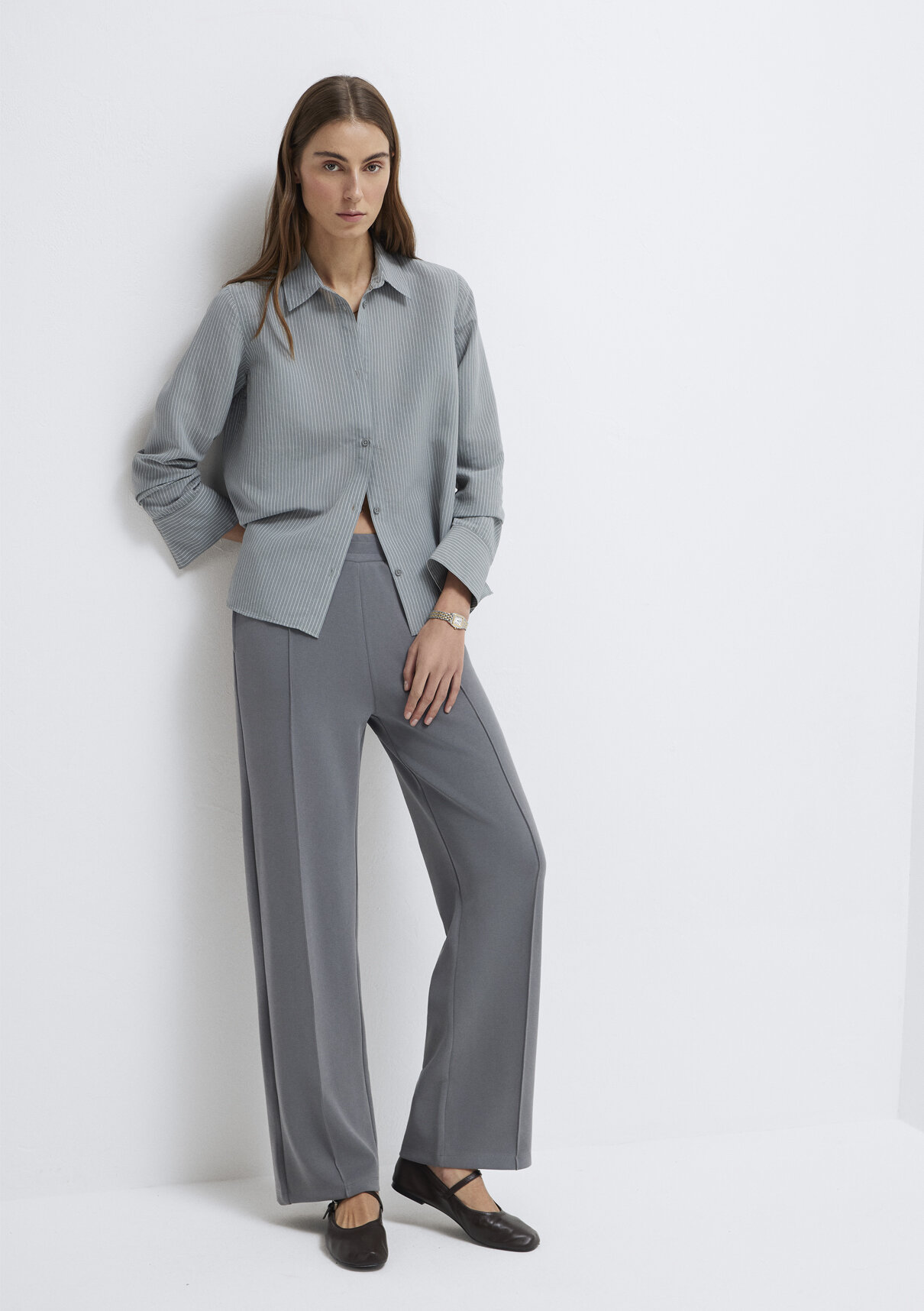 Mavi Sporty Lux Gri (TENCEL™) Modal Karışımlı Eşofman Altı görsel 3