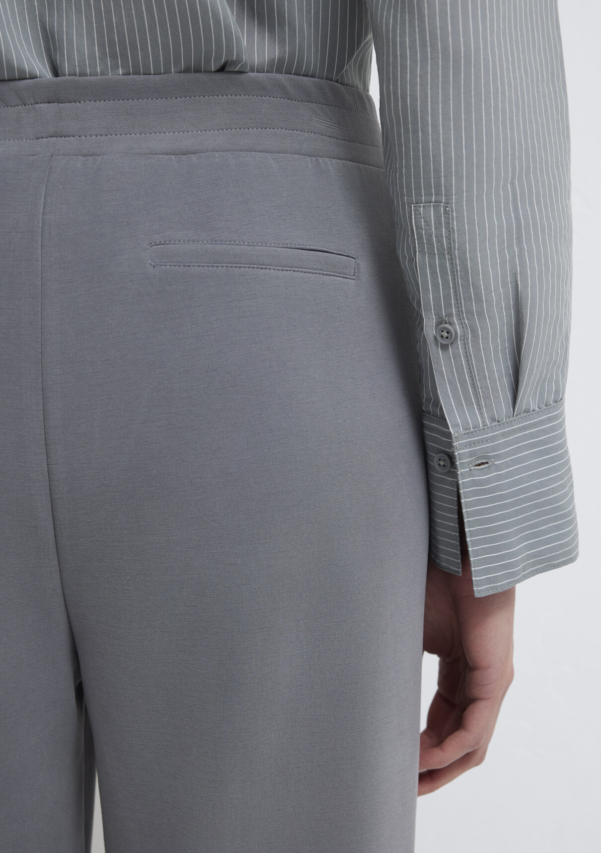 Mavi Sporty Lux Gri (TENCEL™) Modal Karışımlı Eşofman Altı görsel 8